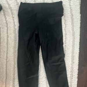 black coral leggings